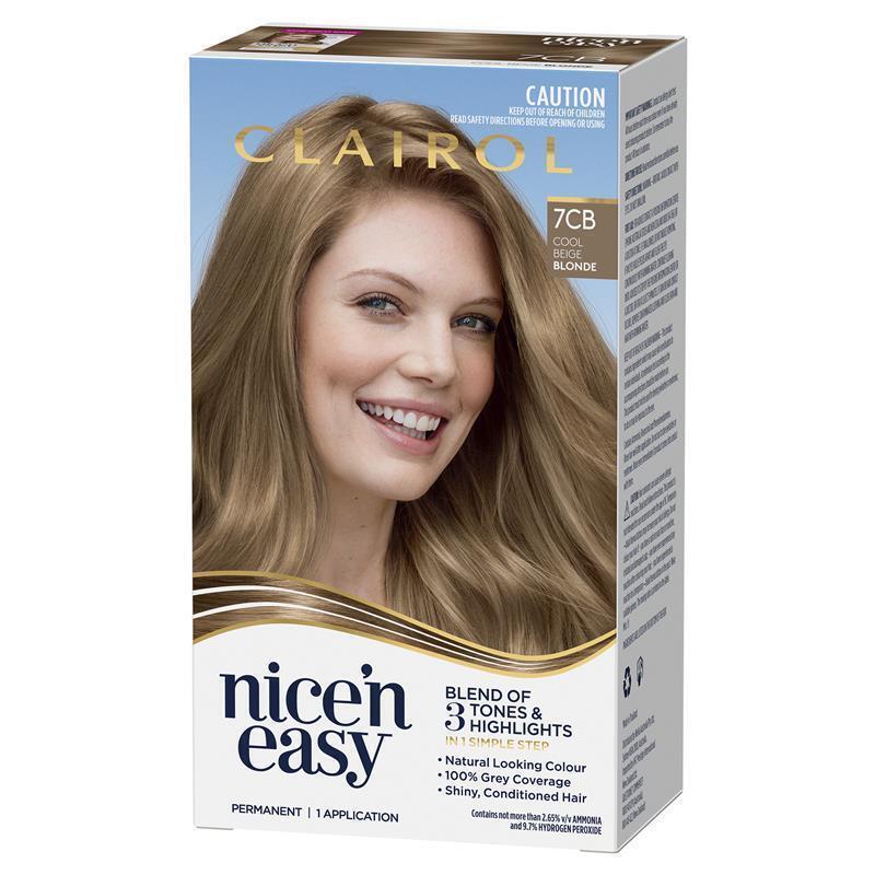 Dauerhafte Haarfarbe: 3 Nuancen + Highlights