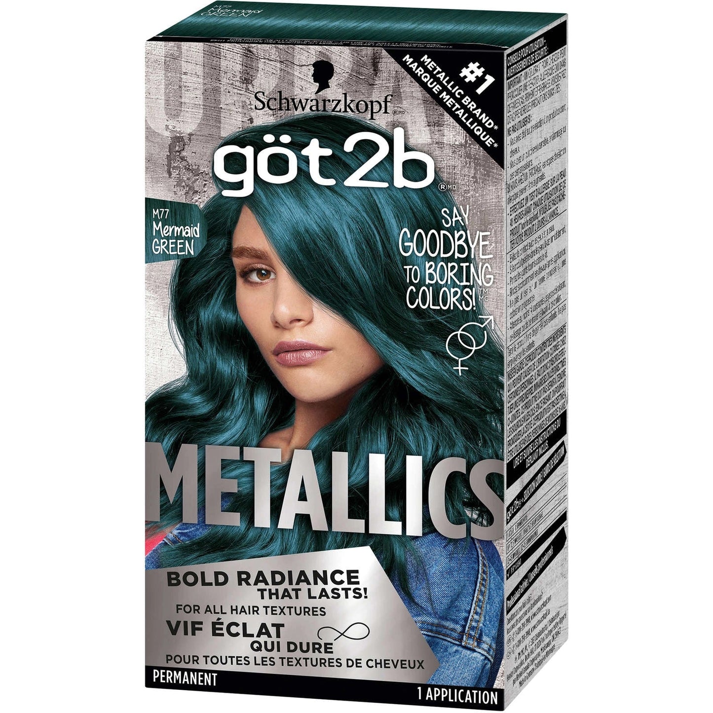 Metallic Permanente Haarfarbe