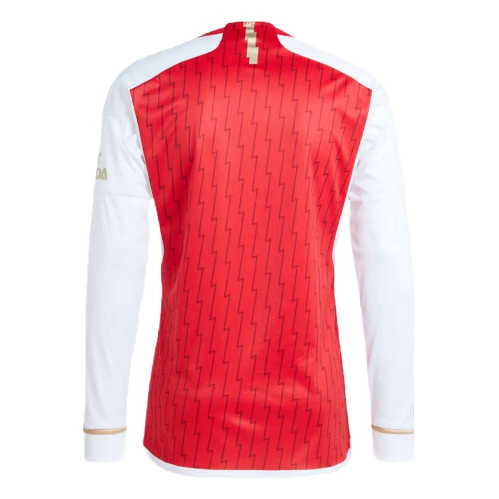 adidas ARSENAL 23/24 Langarm-Heimtrikot - Rot Weiß