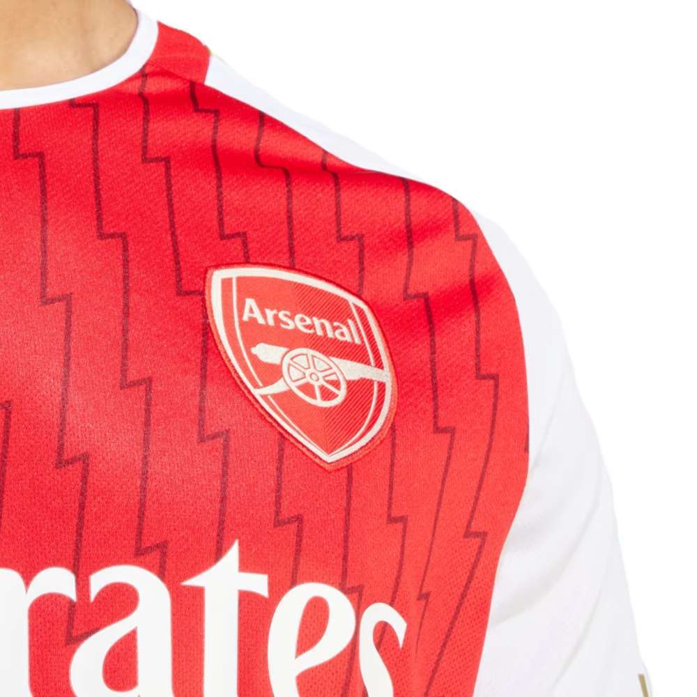 adidas ARSENAL 23/24 Langarm-Heimtrikot - Rot Weiß