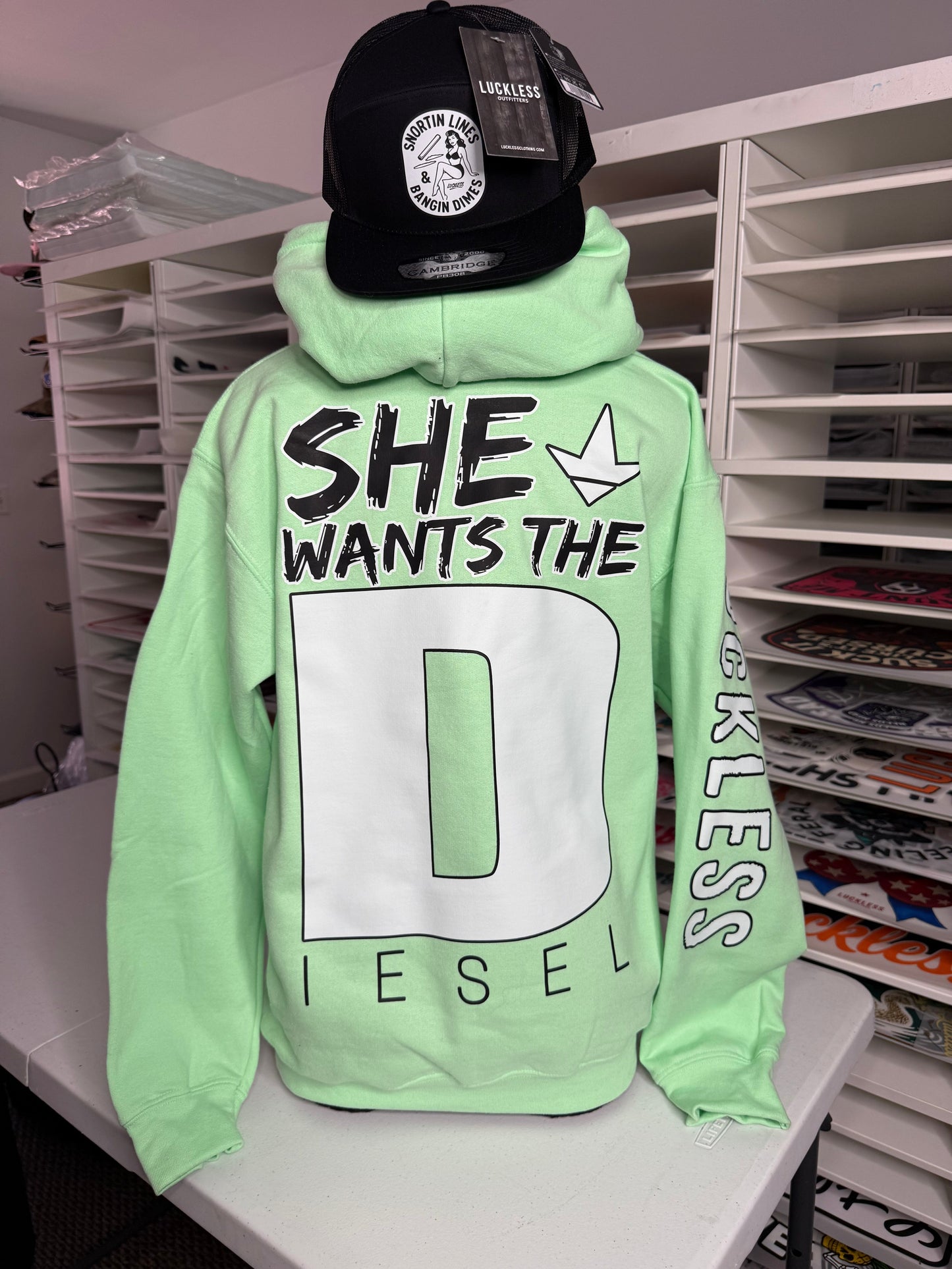 Sie will den Diesel | Lustiger Country Hoodie