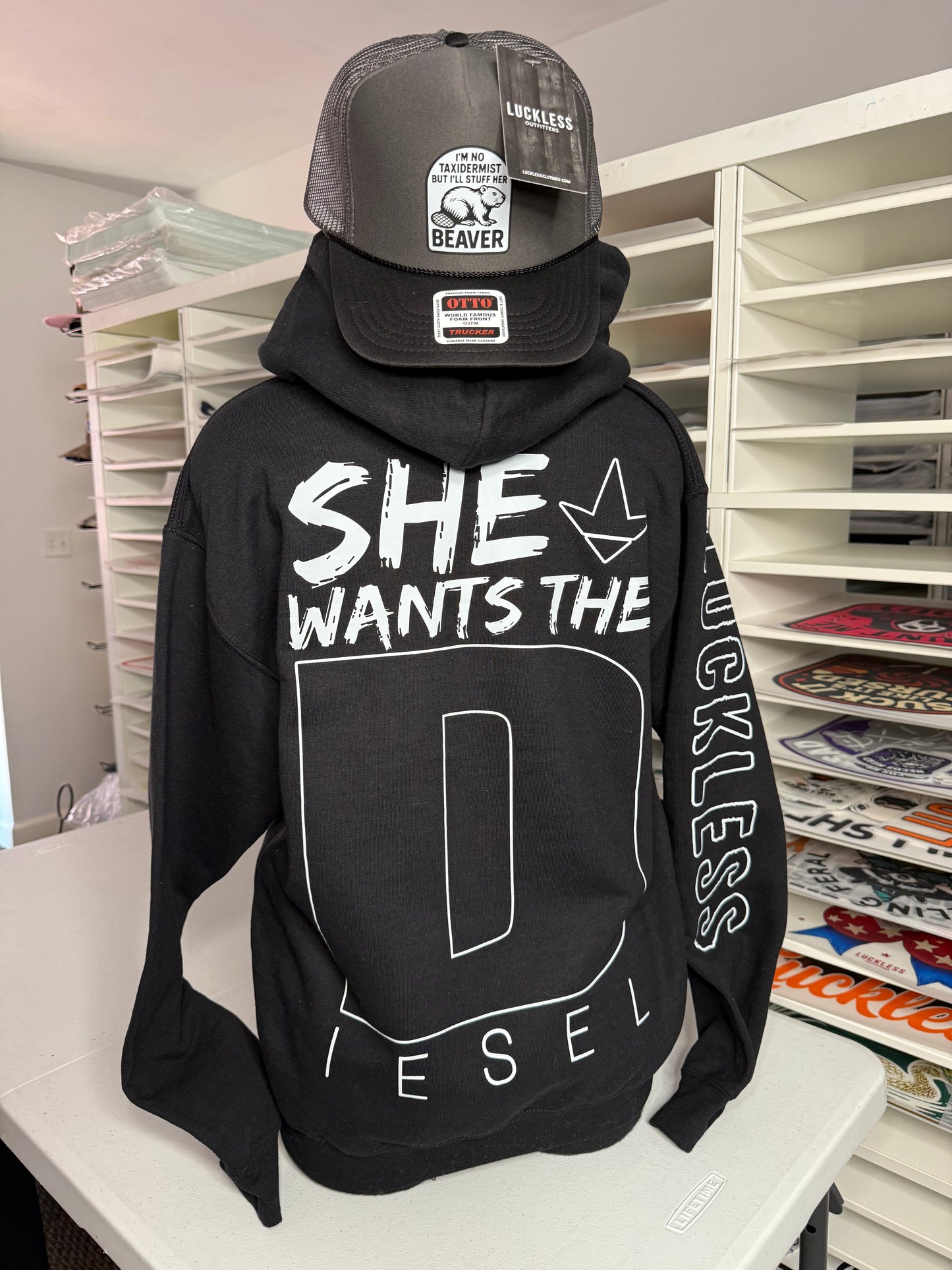 Sie will den Diesel | Lustiger Country Hoodie