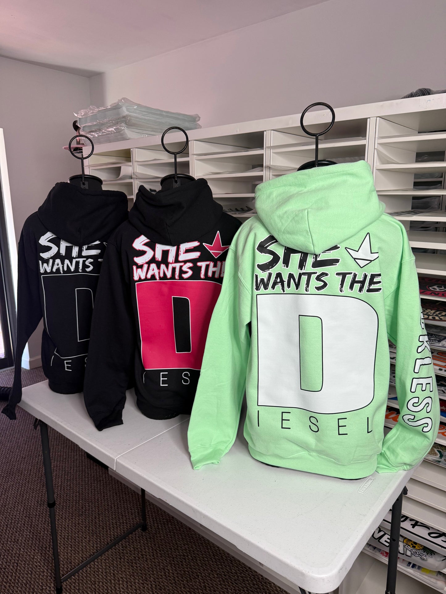 Sie will den Diesel | Lustiger Country Hoodie