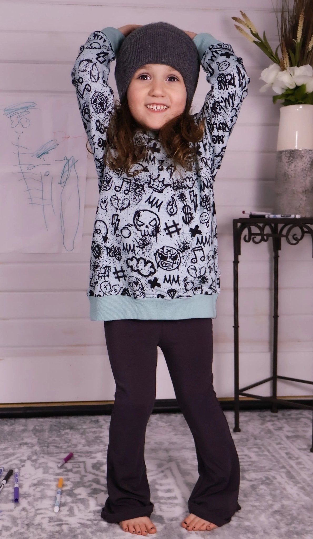 Bambus-Rundhals-Sweatshirt