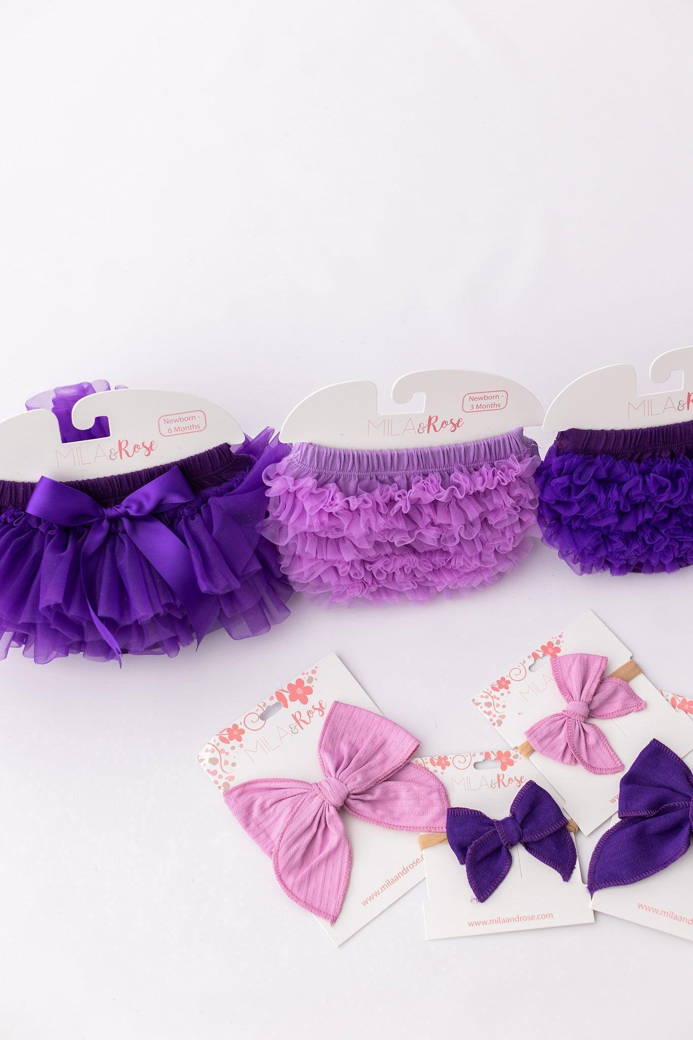 Lila Rüschen-Tutu-Bloomer