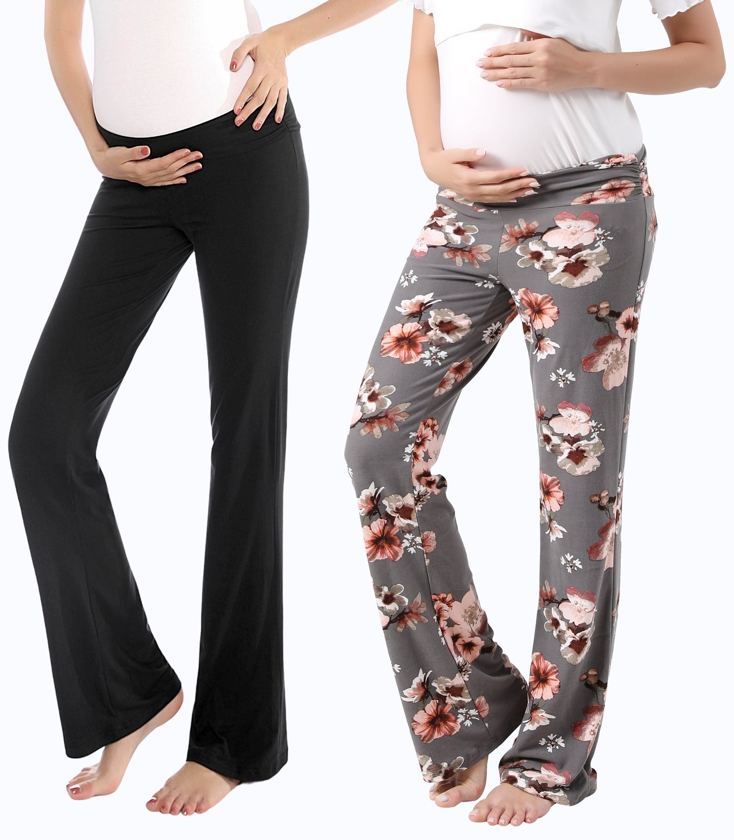 Below Bump Umstands-Postpartum-Schlafhose (2er-Pack)