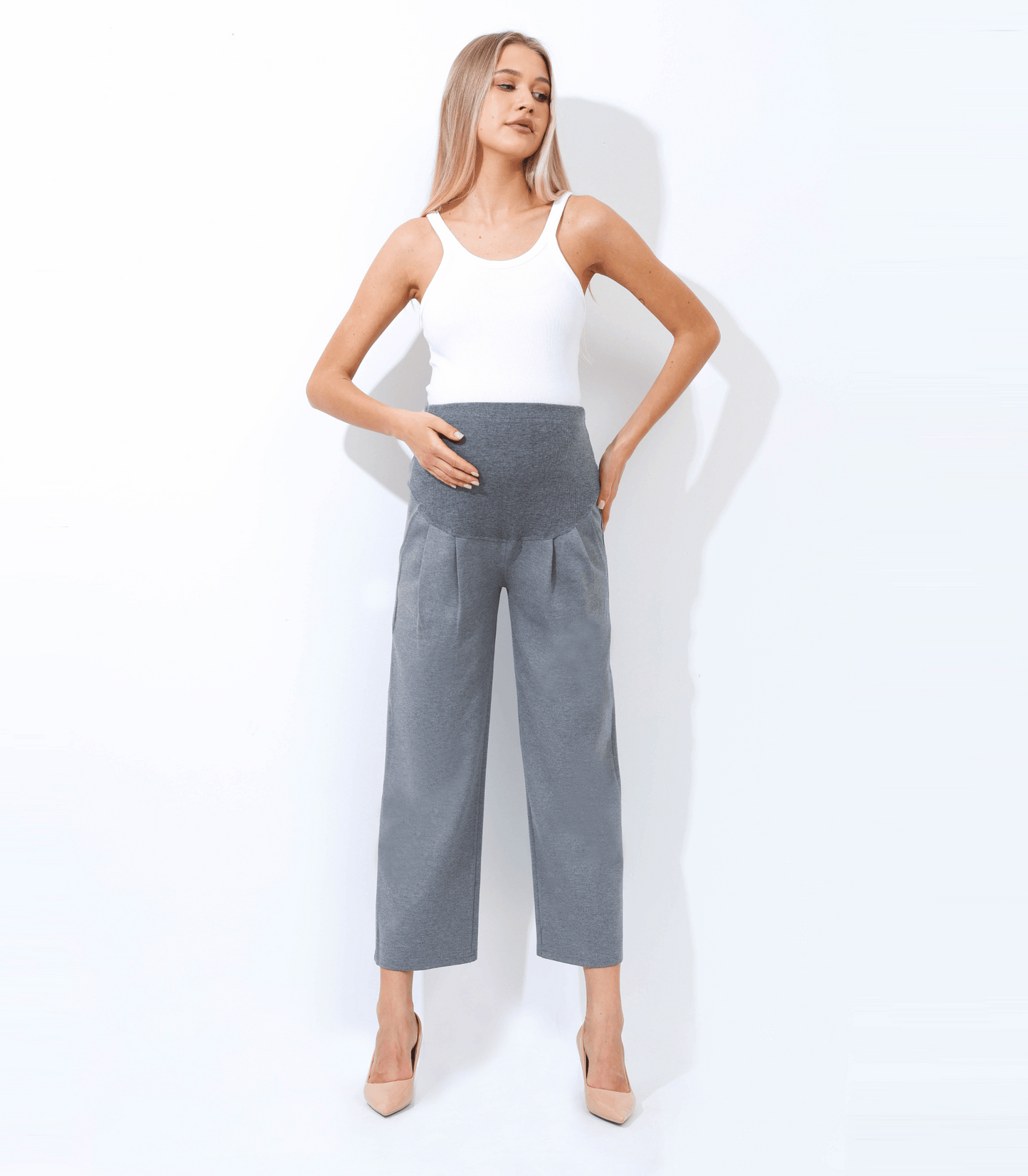 Die weite Umstands-Knöchelhose