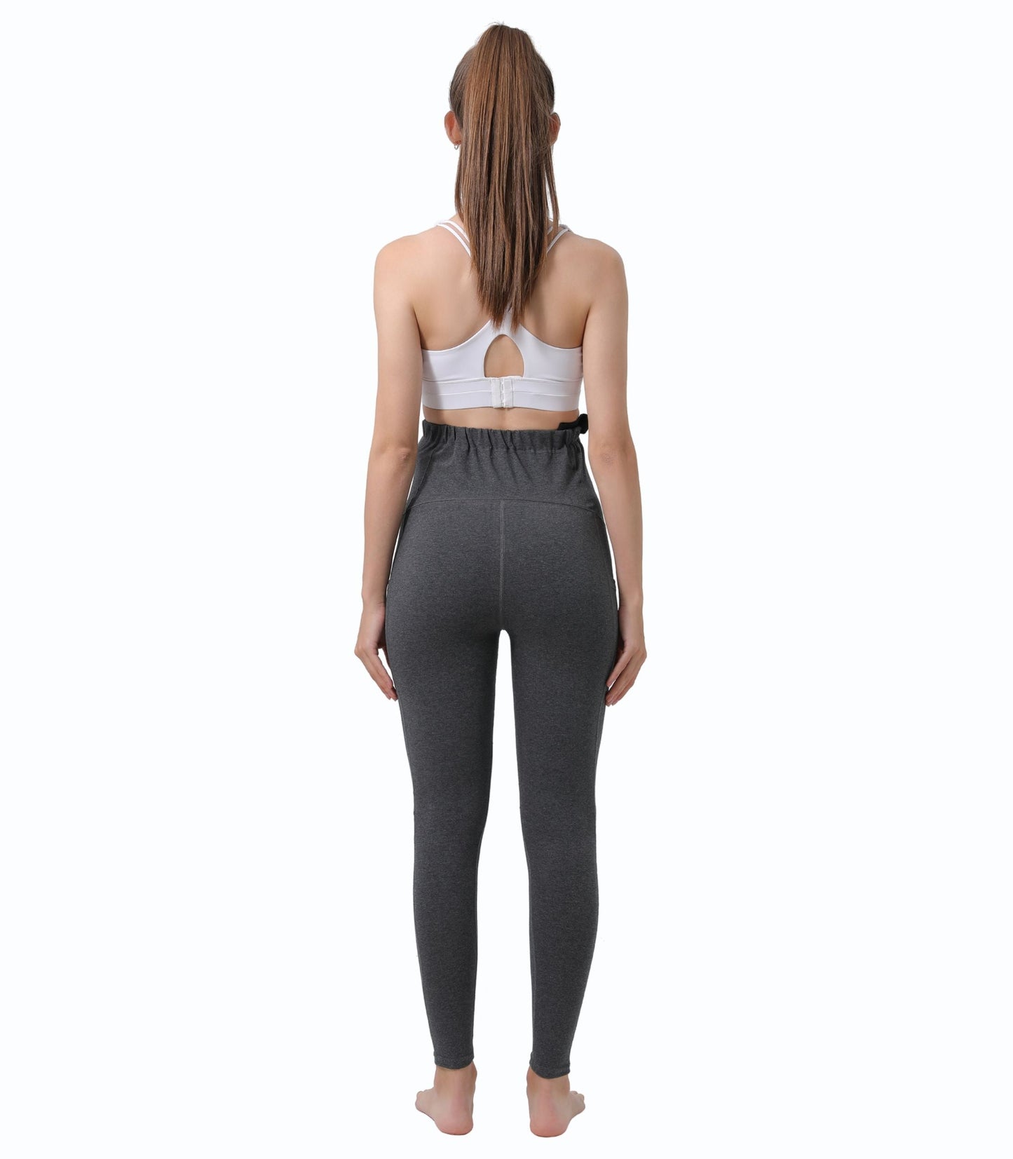 Schwangerschafts-Yogahose mit Taschen (2er-Pack)