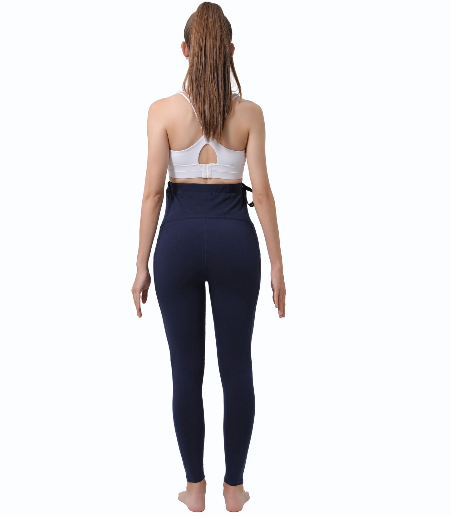 Schwangerschafts-Yogahose mit Taschen (2er-Pack)