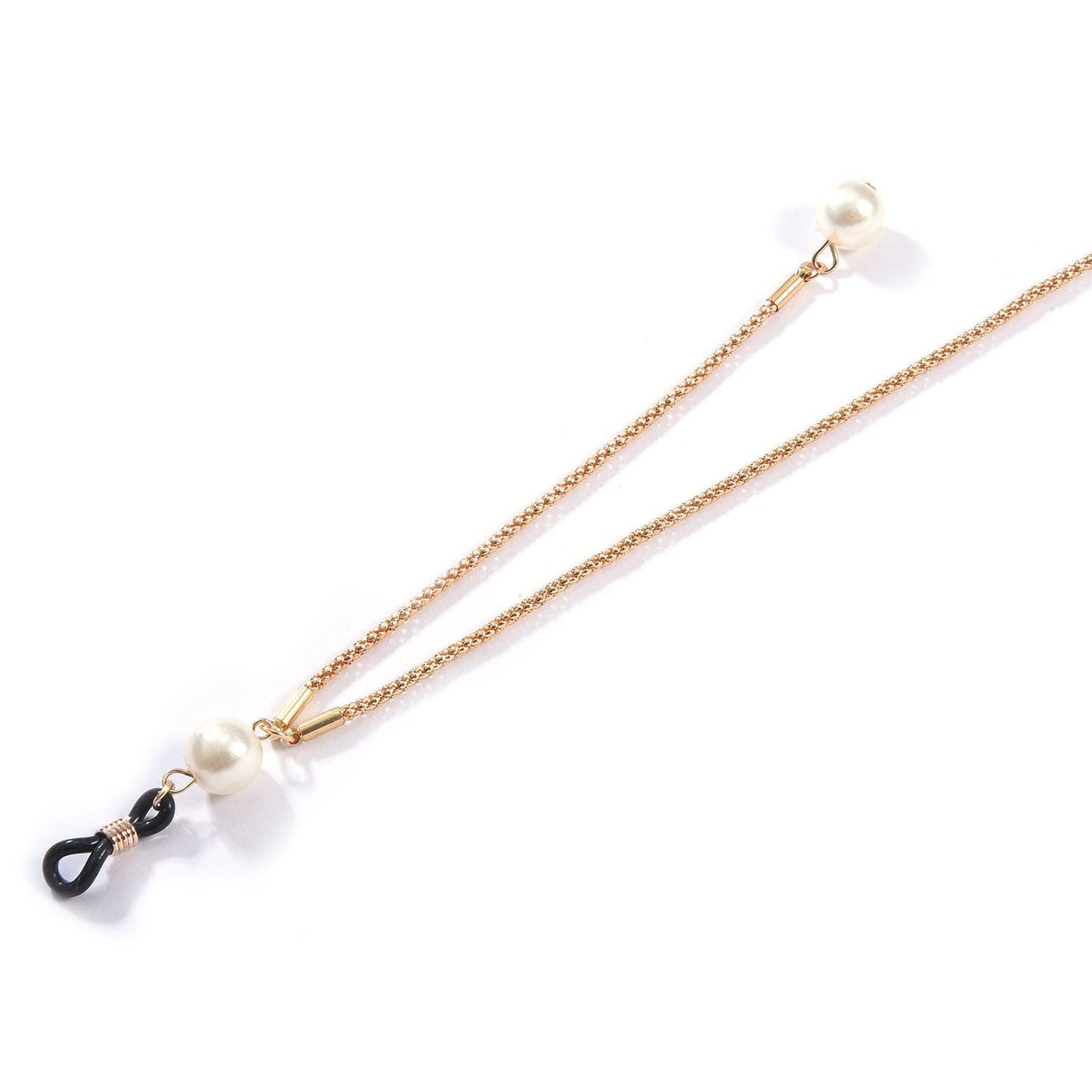 Perlen-Sonnenbrillenkette Brillenband Brillen-Metallkette
