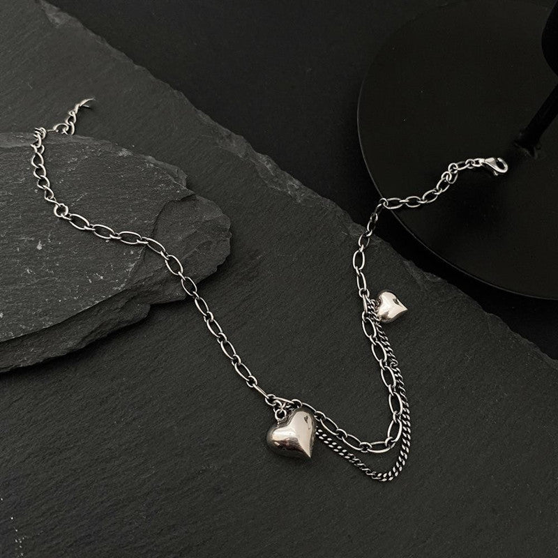 Herz-Charm-Fußkettchen