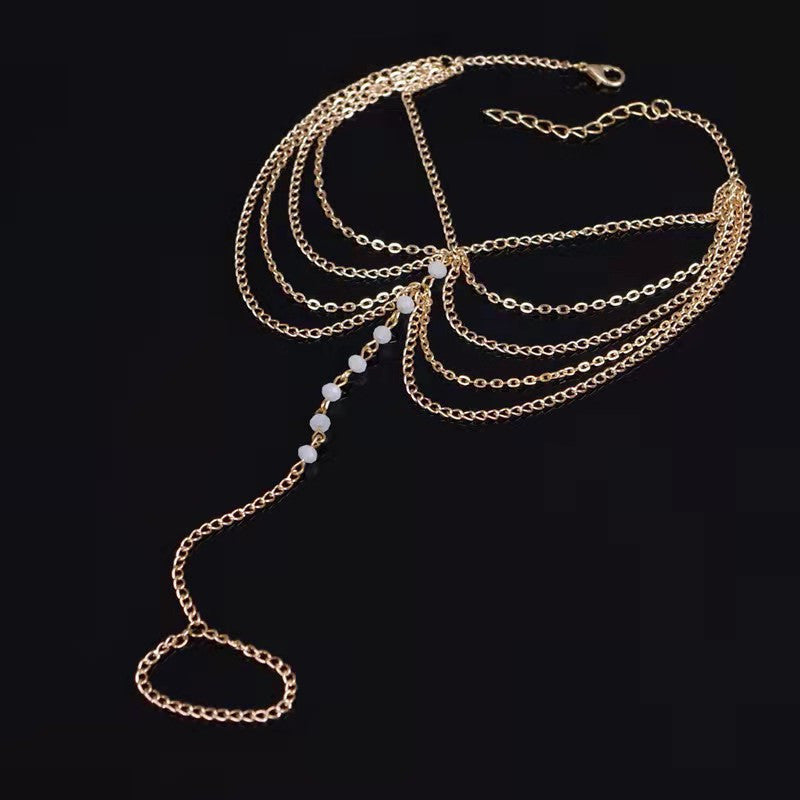 Boho-Lagen-Fußkette Sex-Fußkettchen