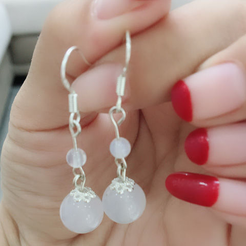 Natural Woman Gems Kugelperlen-Ohrhänger