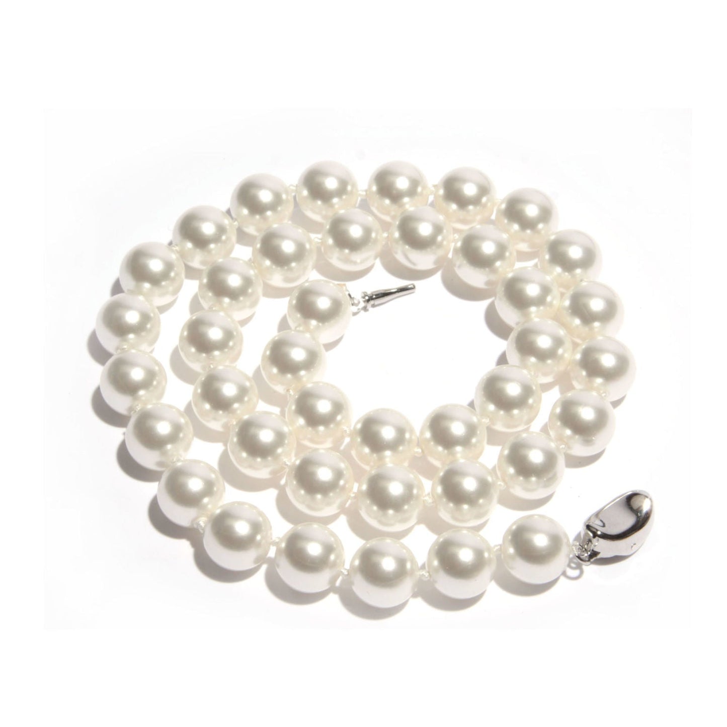 Runde Muschelperlenkette