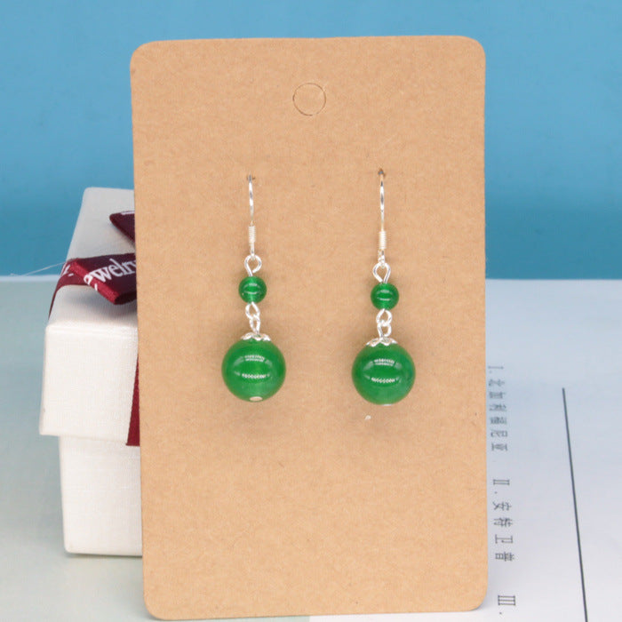Natural Woman Gems Kugelperlen-Ohrhänger