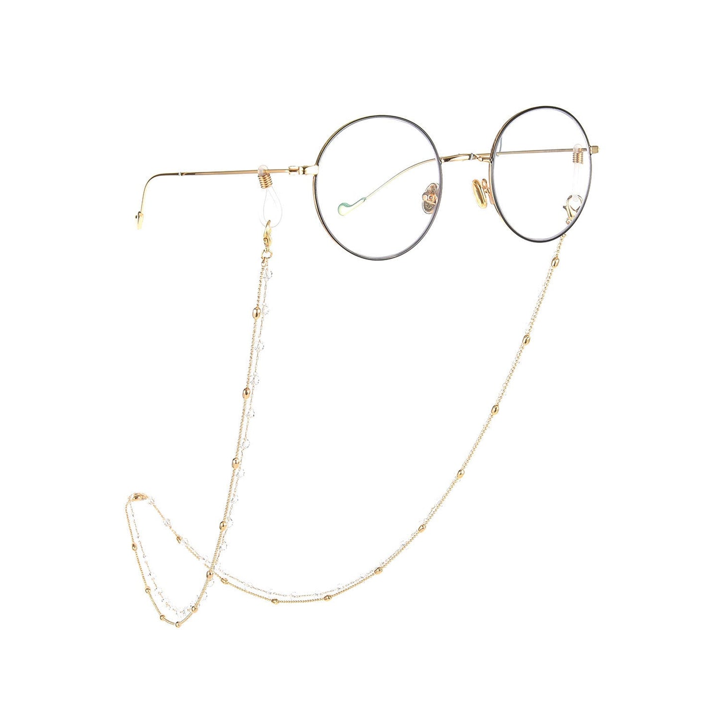 Woman Metal Masking Chains Sunglasses