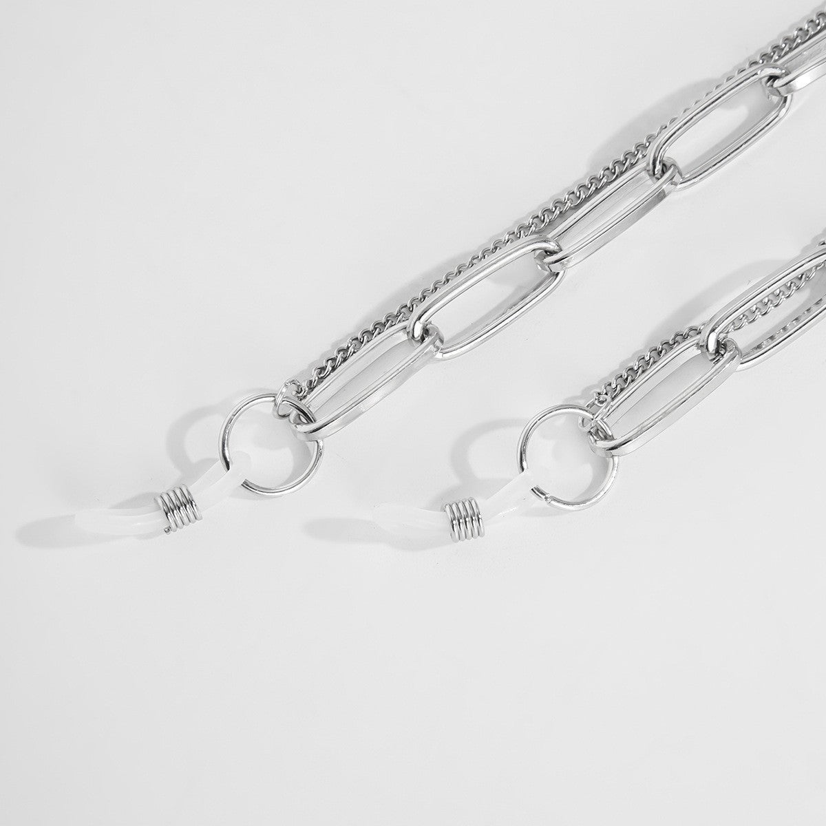 Damen Schmuck Hip Hop Mehrschichtige Sonnenbrillenkette Brillenband Halskette