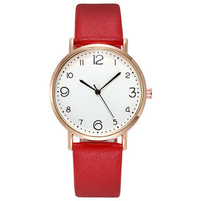 Koreanisch inspirierte, stilvolle und schlichte Uhren mit Lederarmband.