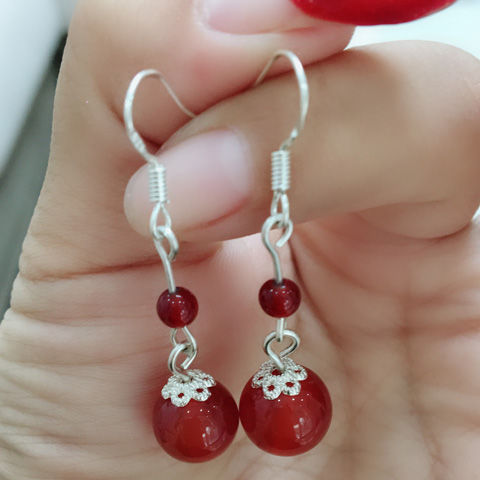 Natural Woman Gems Kugelperlen-Ohrhänger