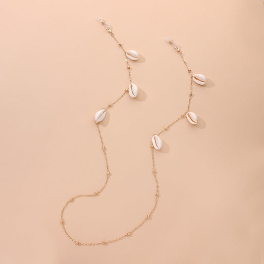 Shell Pendant Bead Chain Glasses Chain
