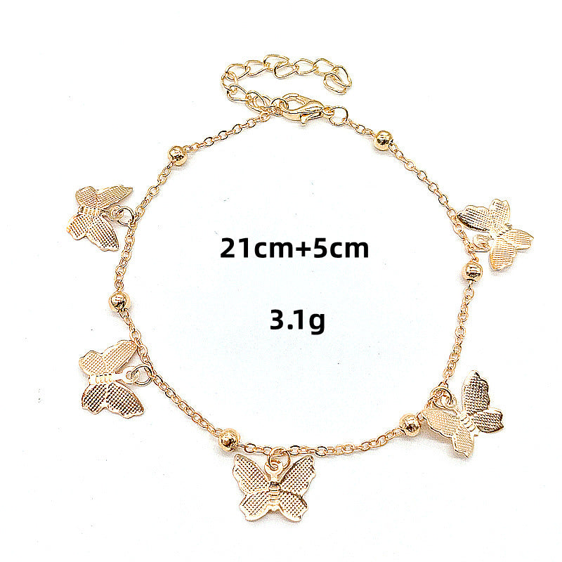 Schmetterlings-Fußkettchen-Schmuck