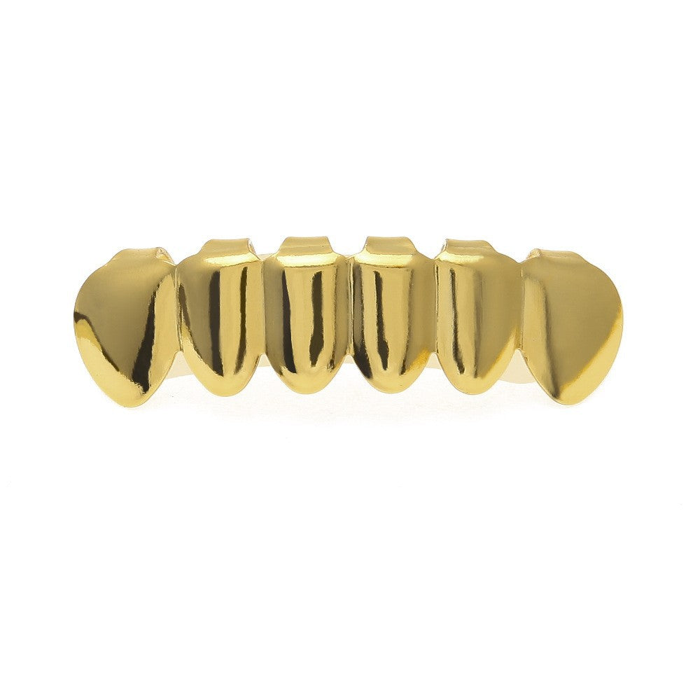 Hip-Hop-Grillz mit Diamanten und Vergoldung