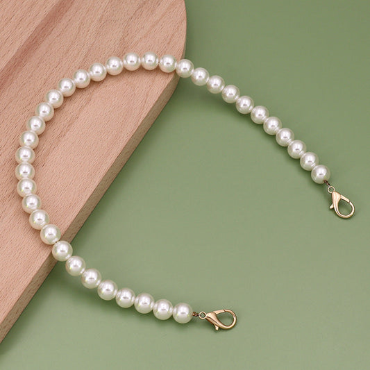 Women's Bag Pearl Chain Shoulder Strap Purse Bag Straps