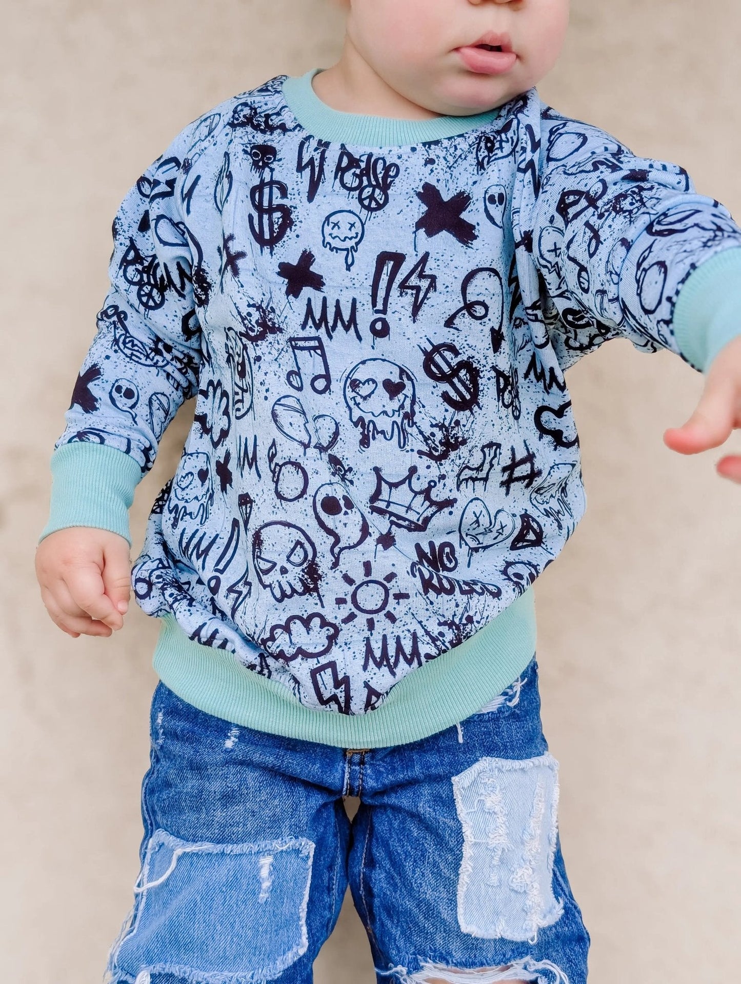 Bambus-Rundhals-Sweatshirt