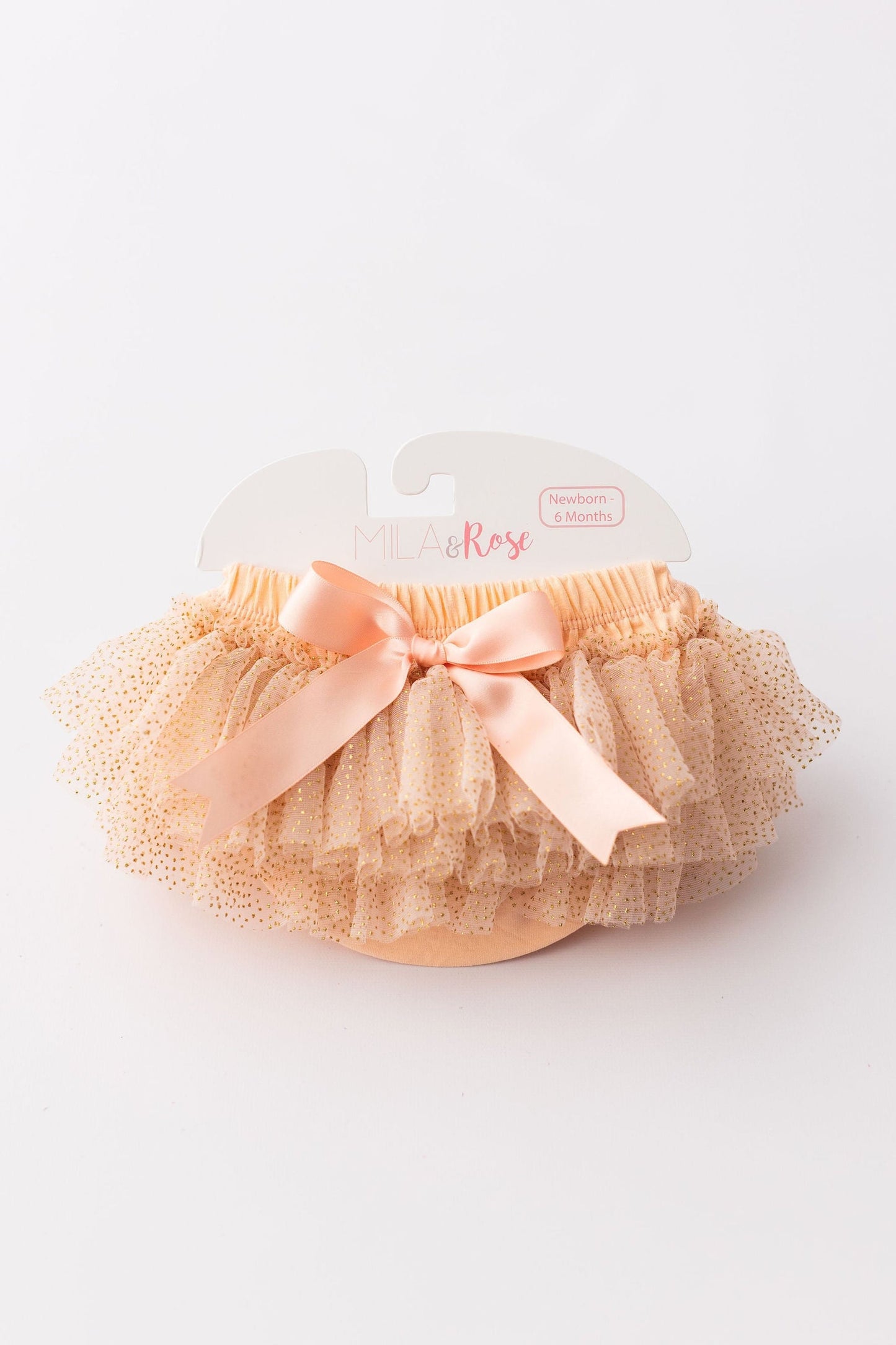 Pfirsich- & goldglitzerndes Tutu-Höschen