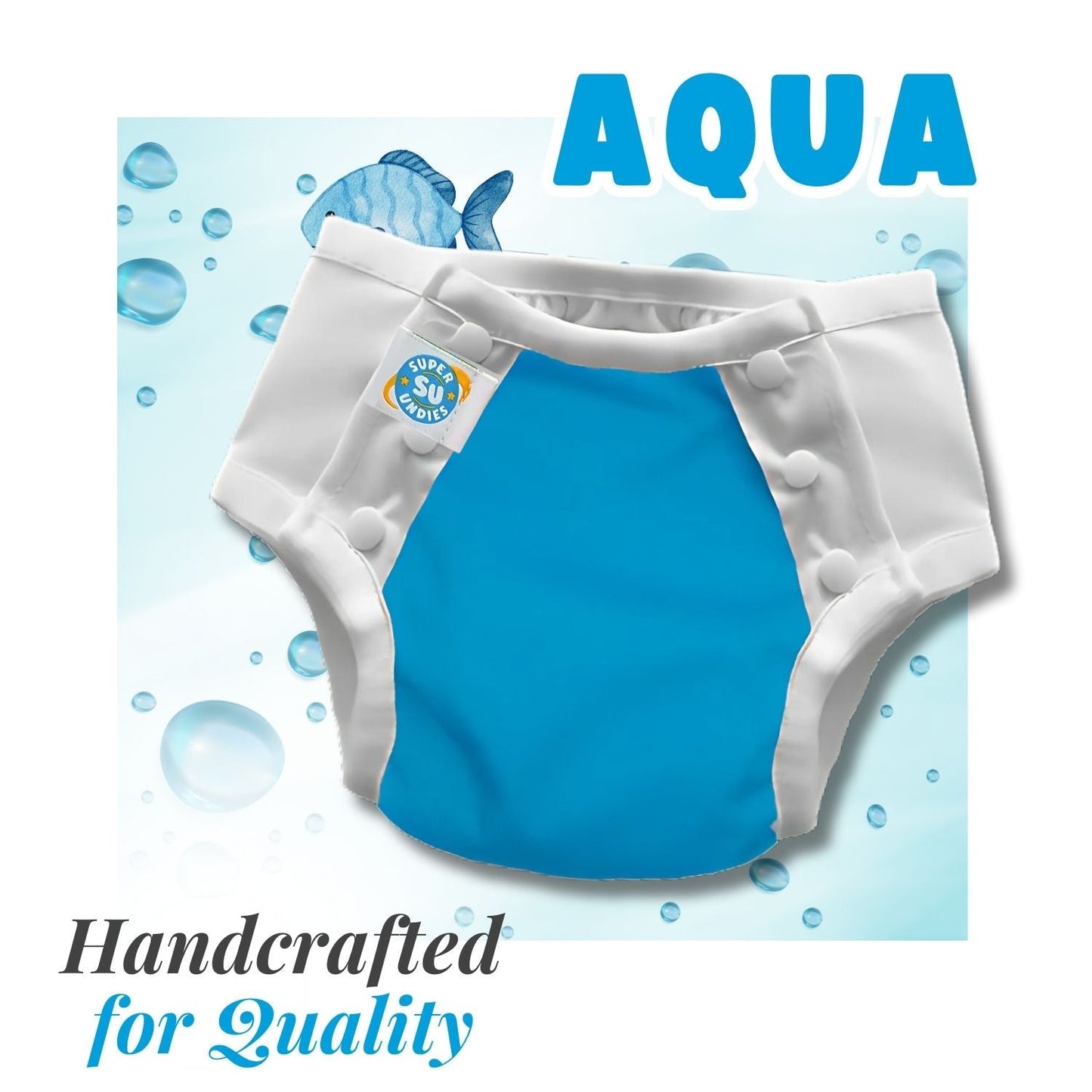 3-in-1 wasserdichte Windel, Trainerhose und Schwimmwindel für Menschen mit besonderen Bedürfnissen