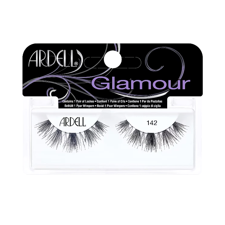 Glamourös, einfach anzubringende Wimpern