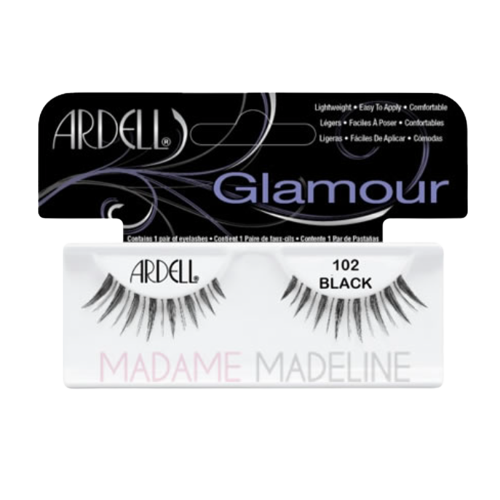 Glamourös, einfach anzubringende Wimpern
