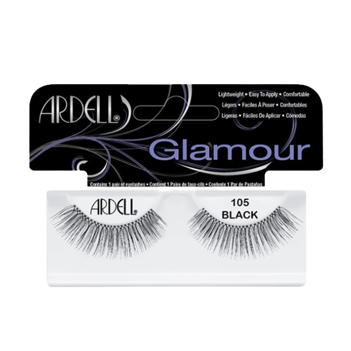 Glamourös, einfach anzubringende Wimpern