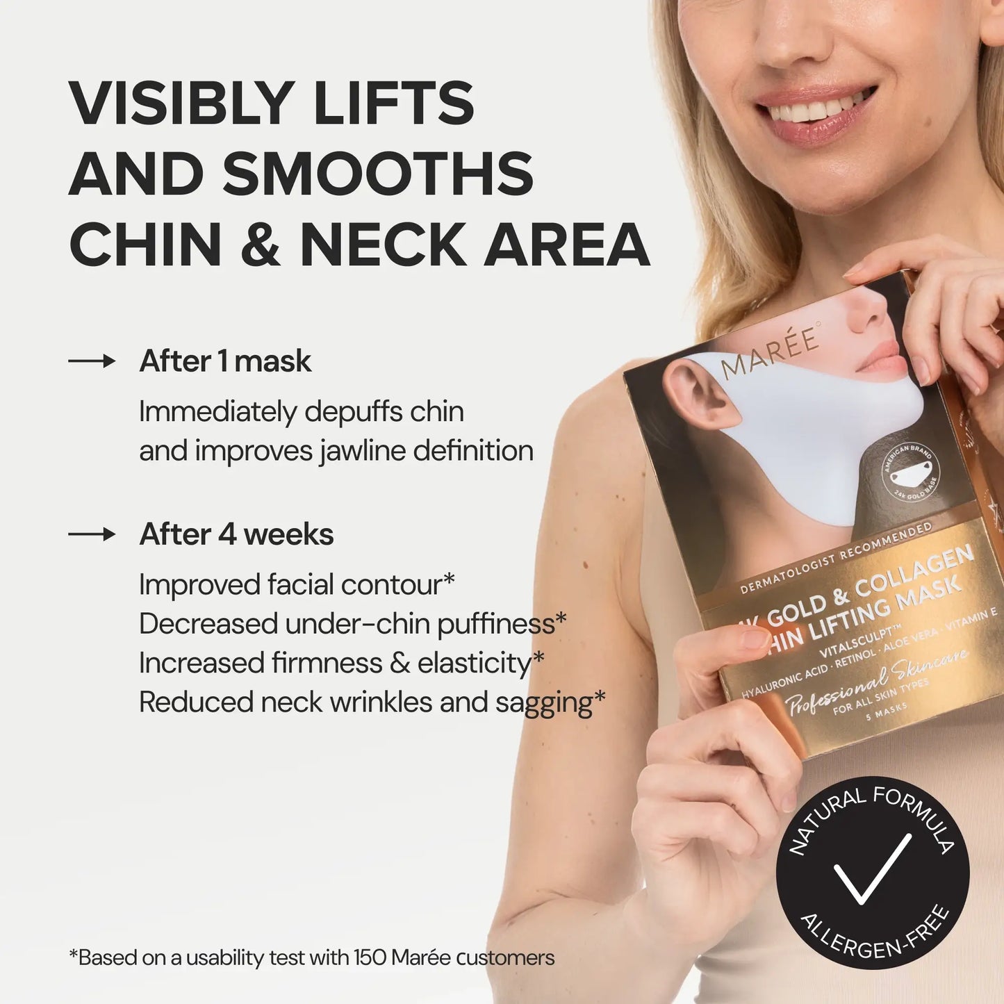 24K Gold V-Line Lifting Maske