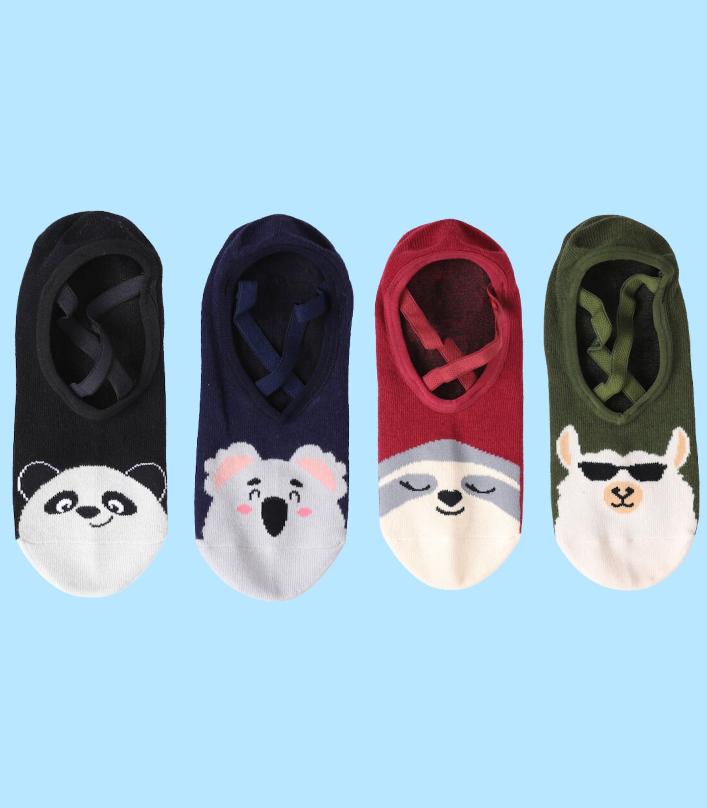 Rutschfeste Krankenhaus-Socken für Damen (Tiere)