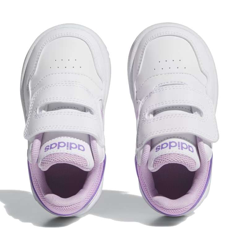 adidas Hoops 3.0 CF Babyschuhe - Cloud White / Bliss Lilac / Violet Fusion