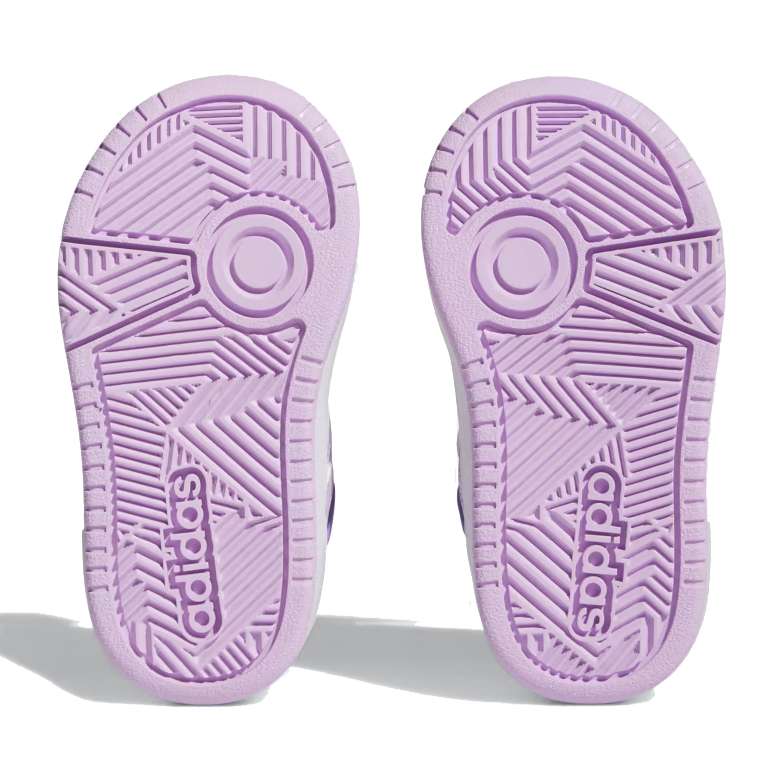 adidas Hoops 3.0 CF Babyschuhe - Cloud White / Bliss Lilac / Violet Fusion
