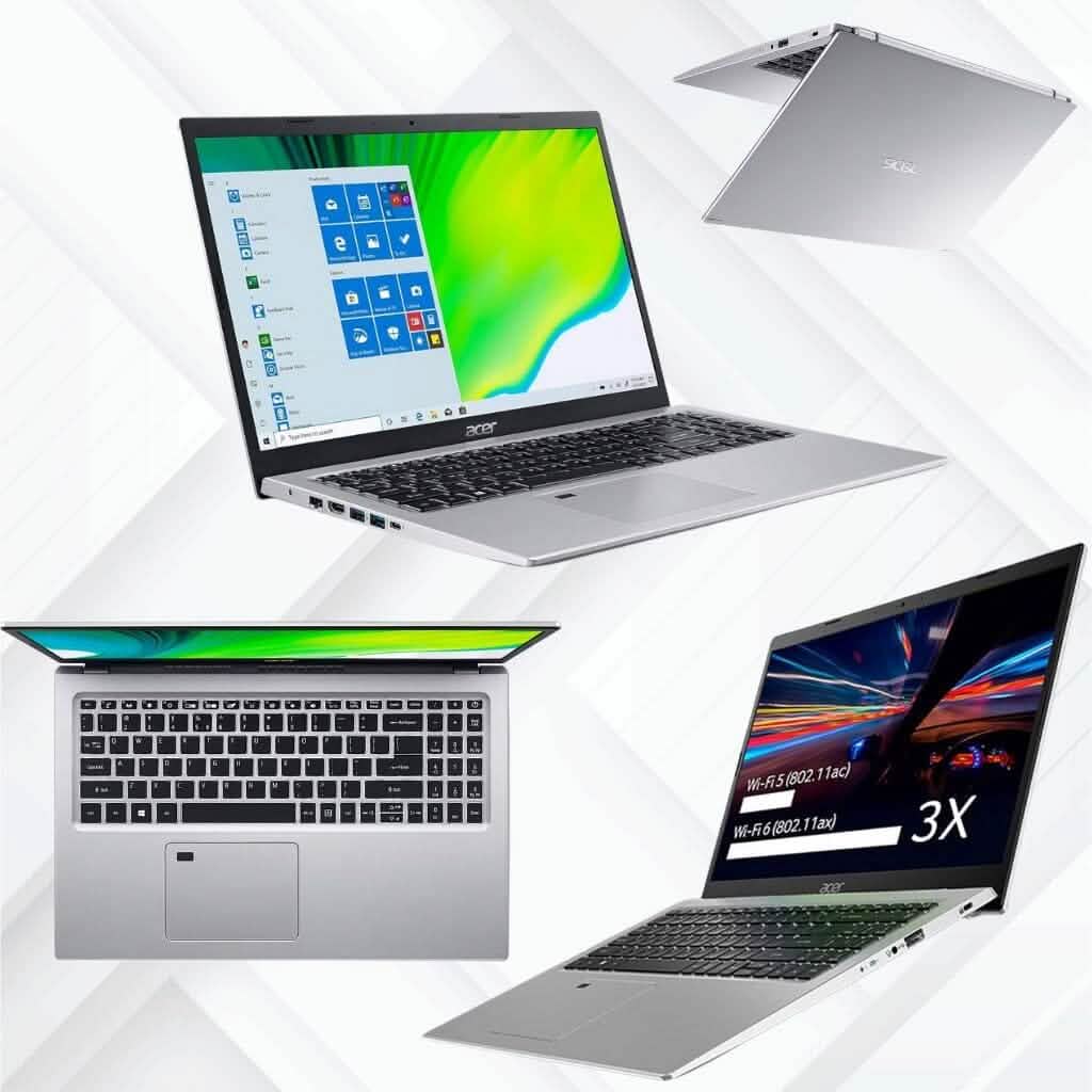 Acer Aspire 5 A515 Laptop 15,6" FHD Display Intel Core i5-1135G7 (Generalüberholt)