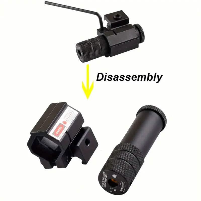 Einstellbares Rotpunkt-Laserzielvisier für Jagdwaffen