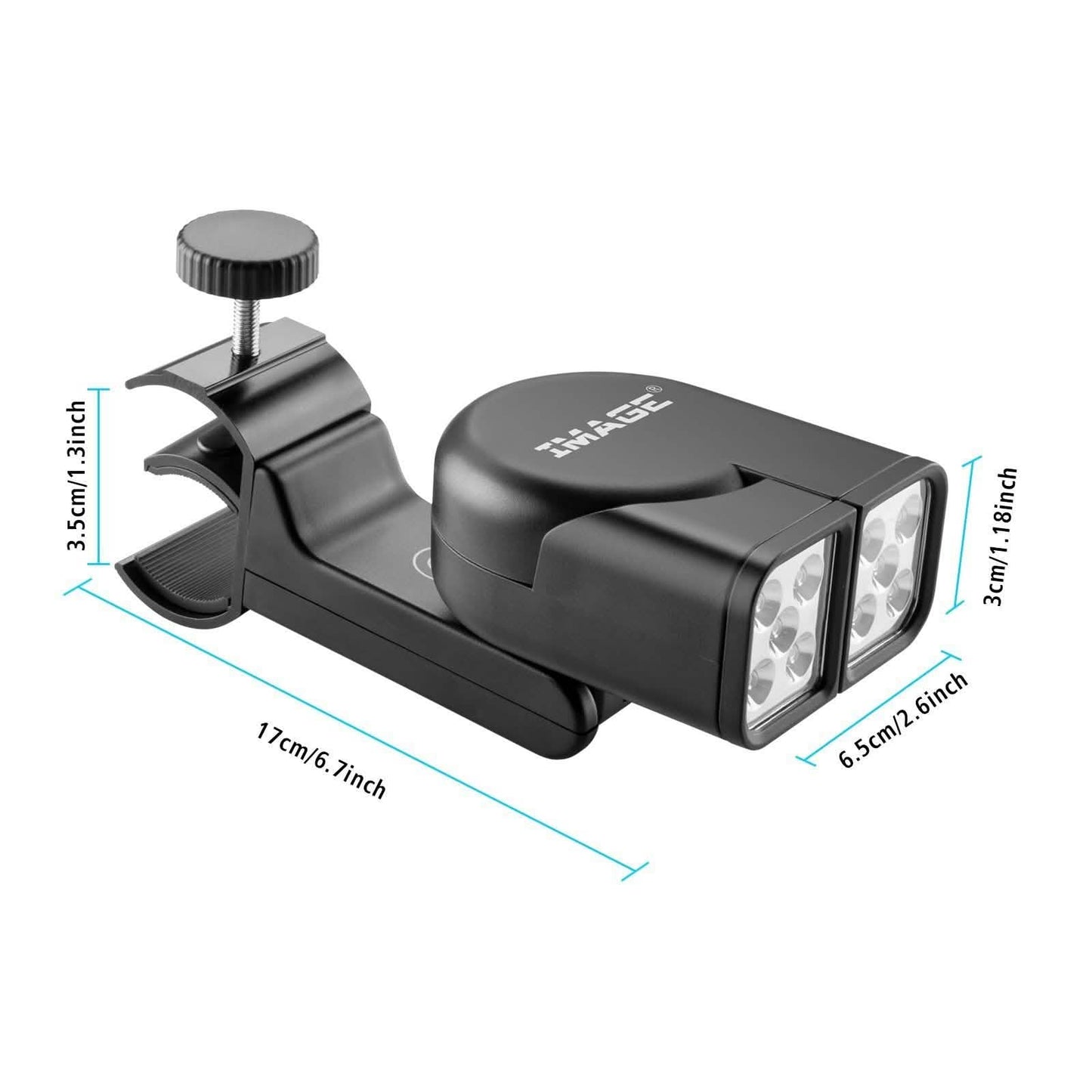 Verstellbare, superhelle BBQ-Grilllichter, 360 Grad drehbar, zum Kochen und Campen