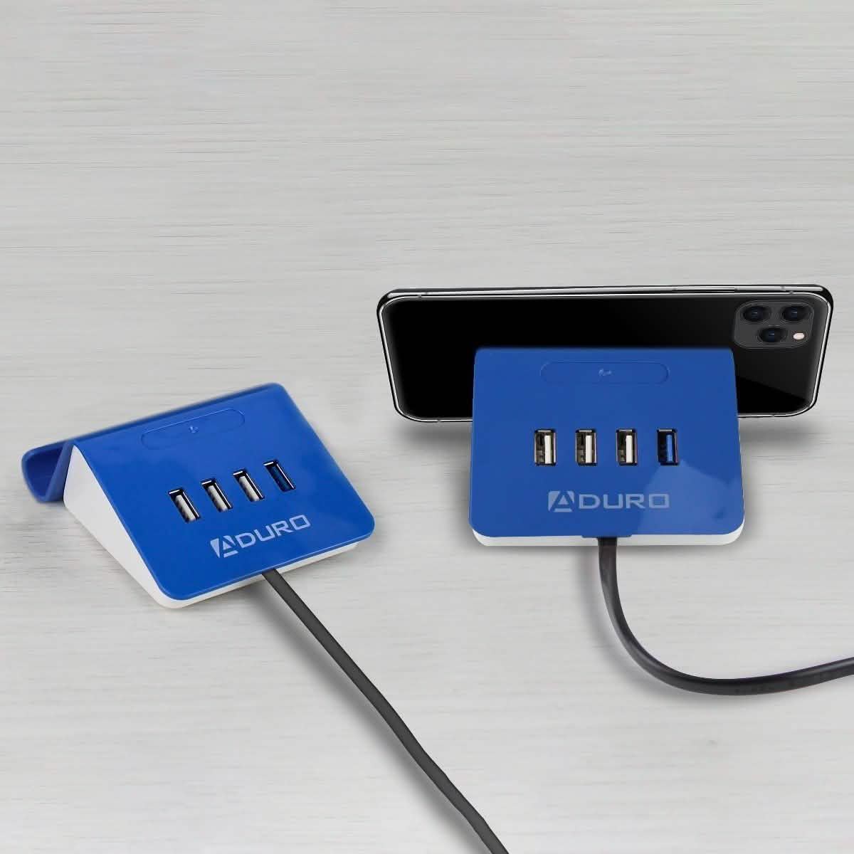 Aduro PowerUp USB-Ladestation und Ständer mit 4 Anschlüssen