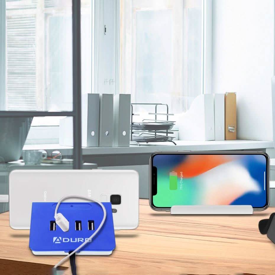 Aduro PowerUp USB-Ladestation und Ständer mit 4 Anschlüssen