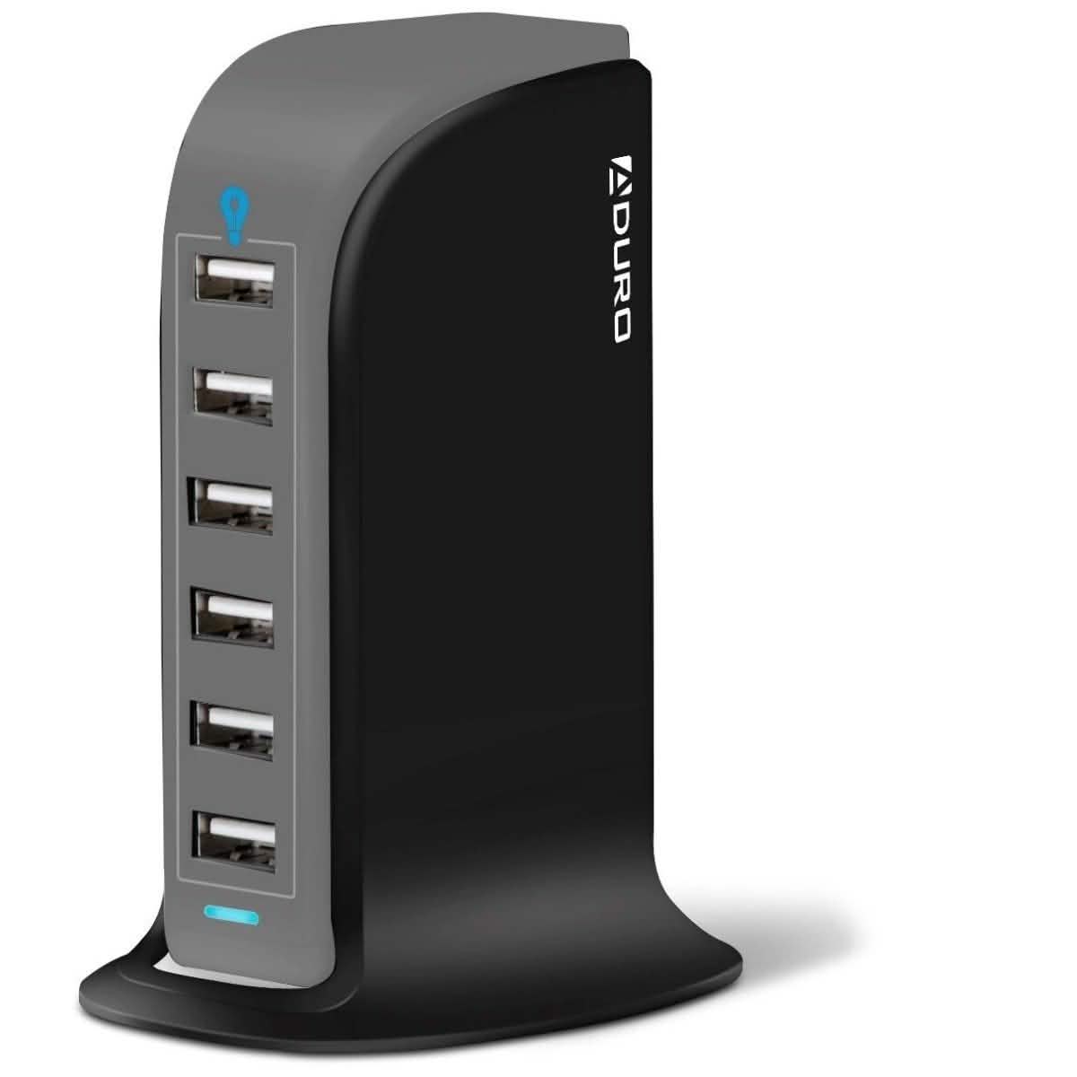 Aduro Powerup 6-Port USB-Ladestation für Zuhause