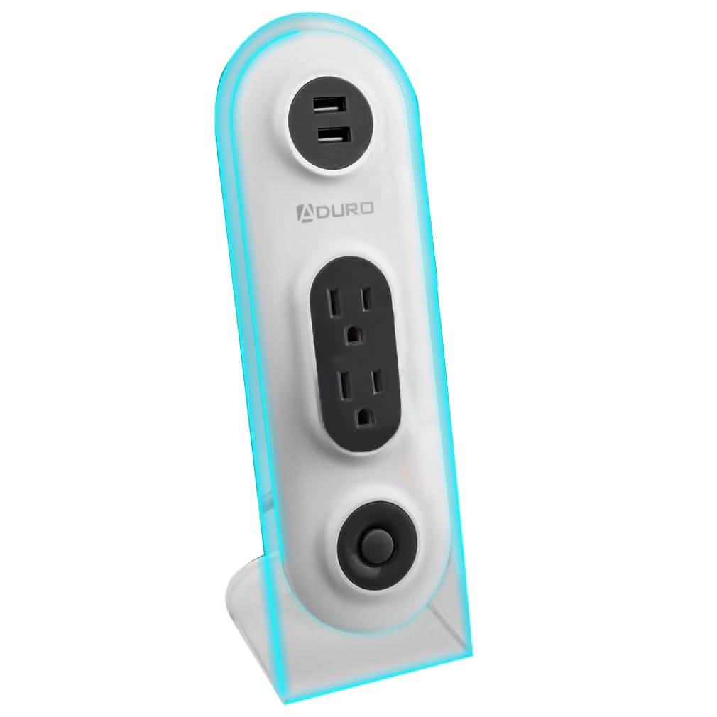Aduro Surge Duo Dual USB- und Dual-Überspannungsschutz-Ladestation