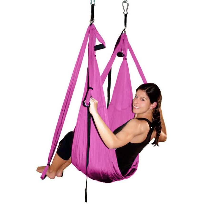 Aerial-Yoga-Schaukel-Hängematte Anti-Schwerkraft-Fitness-Inversions-Yoga-Trapez-Schlinge Requisit