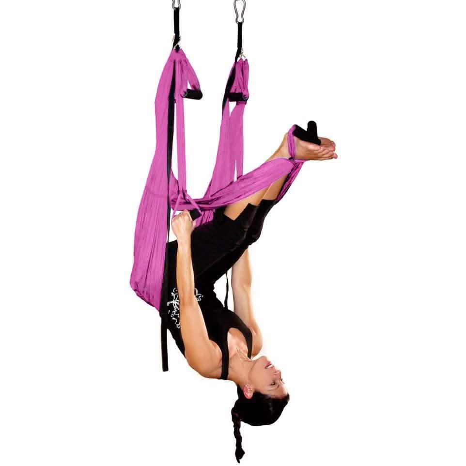 Aerial-Yoga-Schaukel-Hängematte Anti-Schwerkraft-Fitness-Inversions-Yoga-Trapez-Schlinge Requisit