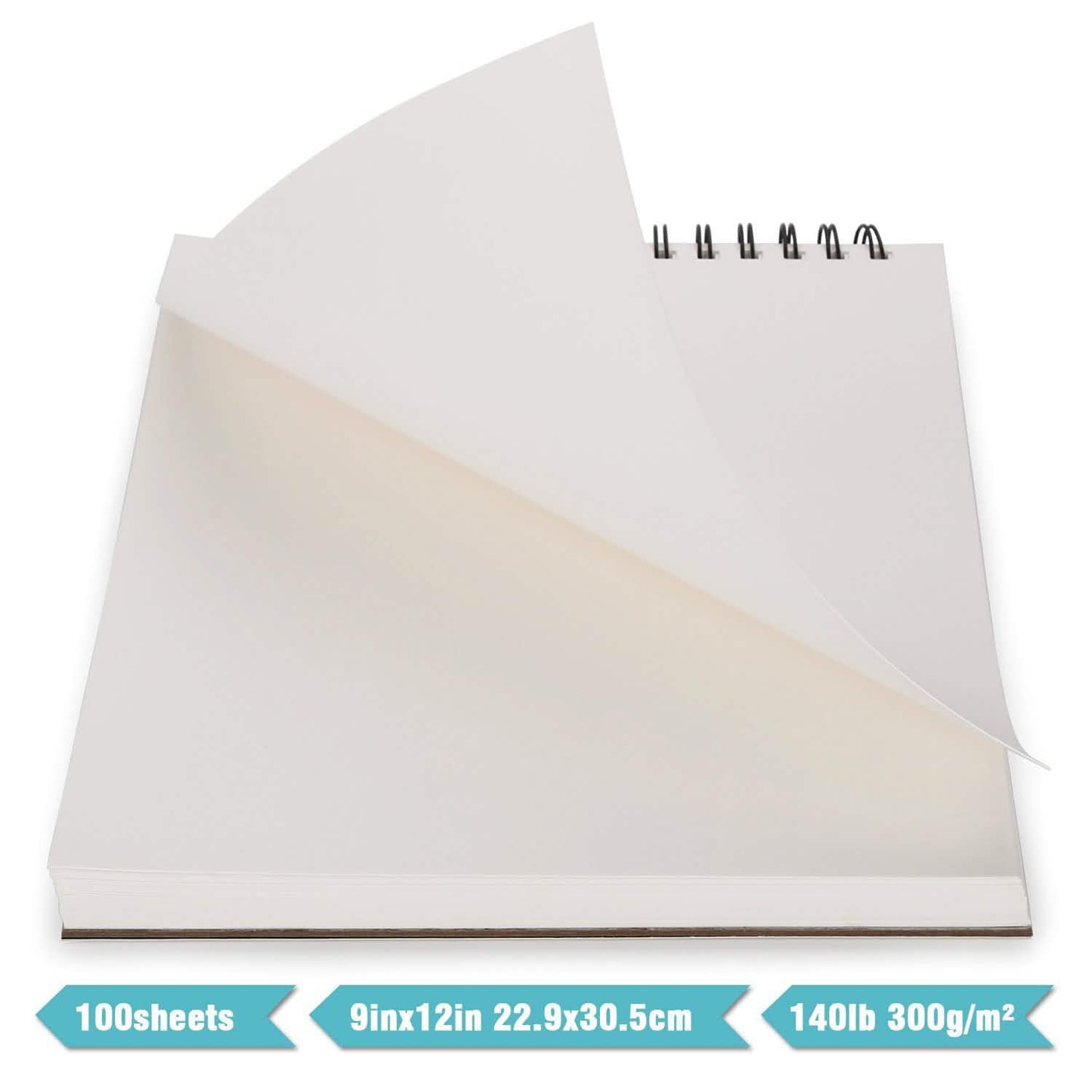 AGPtEk Aquarellpapierblock, 35 Blatt, 12 Zoll
