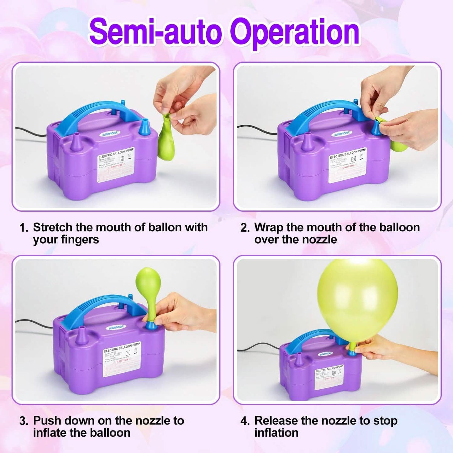 AGPTEK Elektrische Ballonpumpe