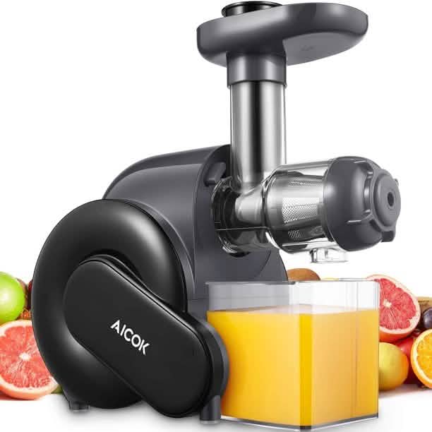 AICOK Entsafter Slow Juicer mit Rückwärtsfunktion
