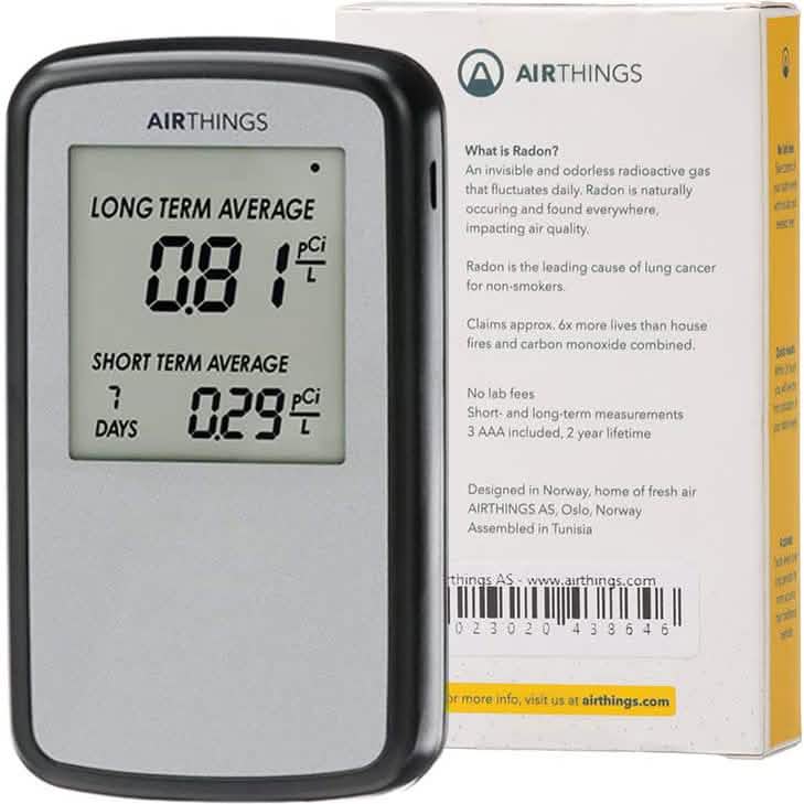 Airthings Corentium Home Radon-Detektor 223 Tragbar